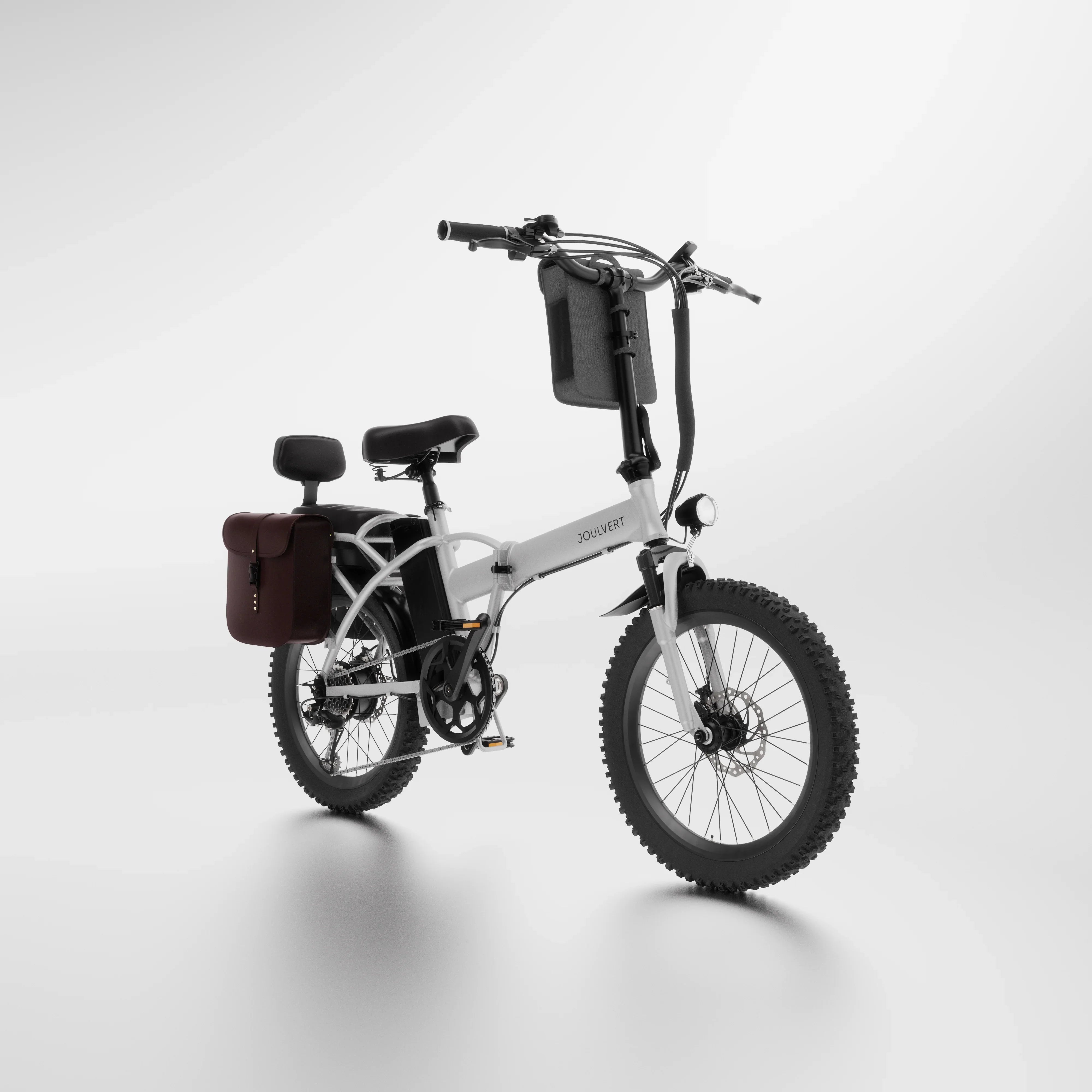 Journey Pro rental with rear seat, saddle bags and front bag