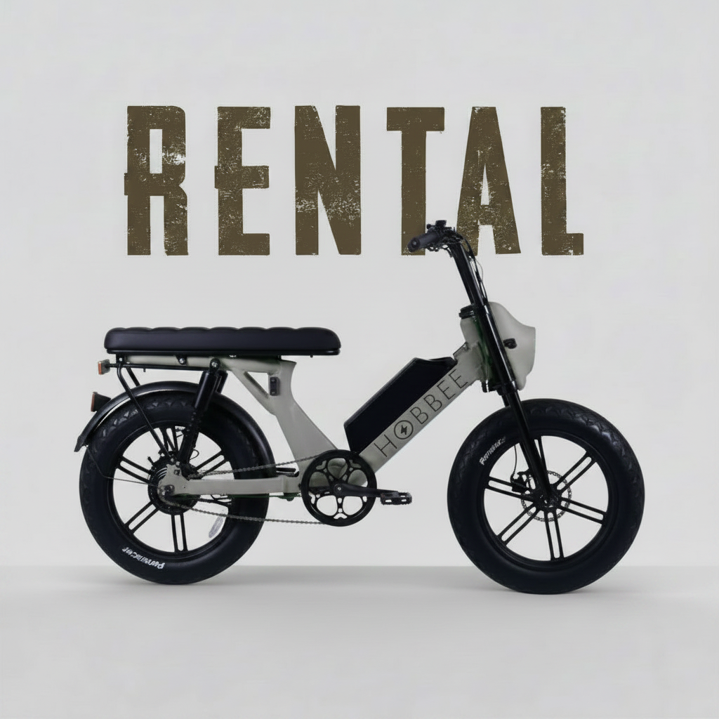 Hobbee Playa Moped - Burn Rental (lock included)